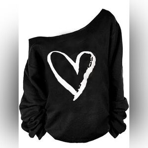 Women’s off the Shoulder Sweatshirt